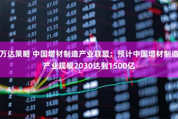 万达策略 中国增材制造产业联盟：预计中国增材制造产业规模2030达到1500亿